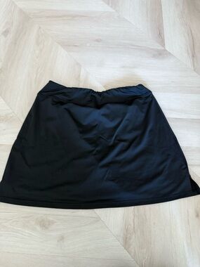 Black A-Line Women's Skort - Classic Solid Style